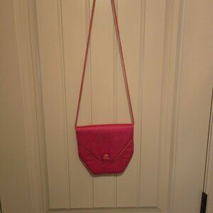 CHRISTIAN DIOR Vintage Pink Satin Evening Clutch/Shoulder bag